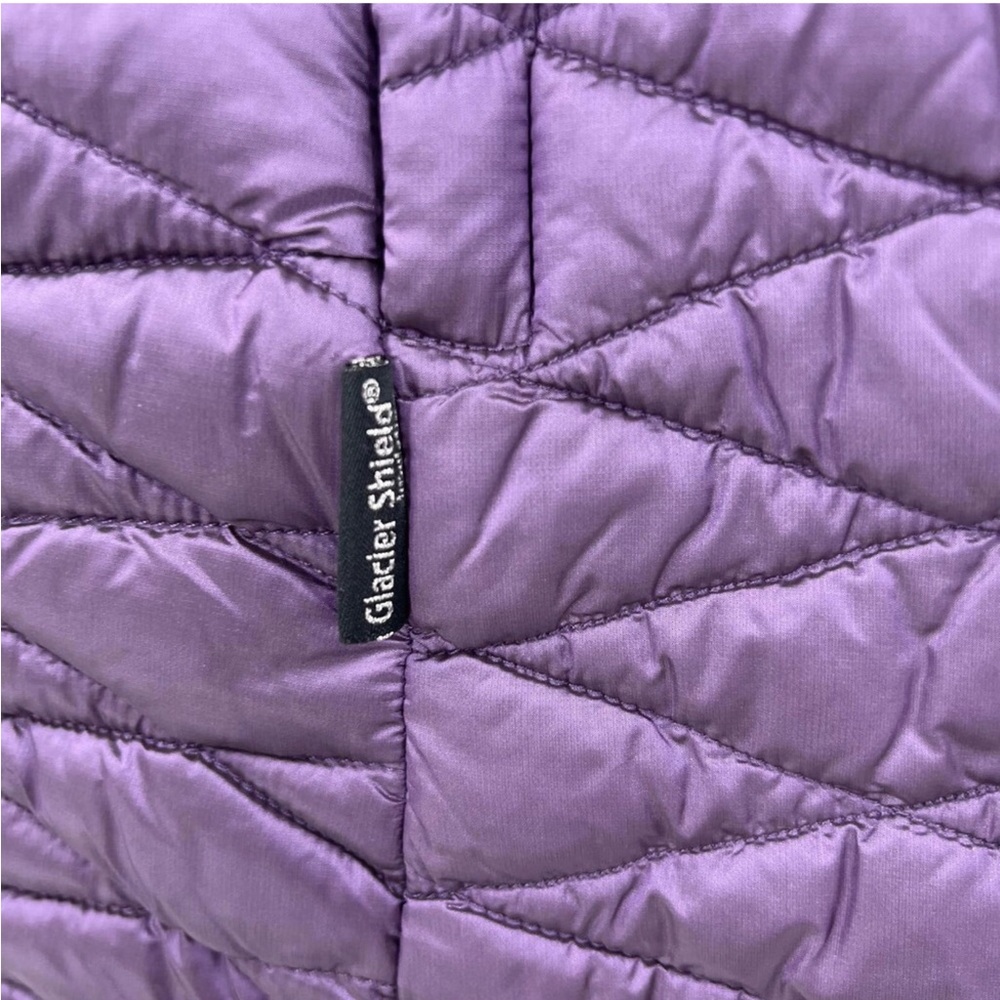Steve Madden Quilted Purple Sherpa-Lined Vest - Picture 6 of 10